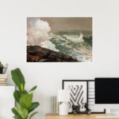 Northeaster, 1895 Winslow Homer Poster (Heimbüro)