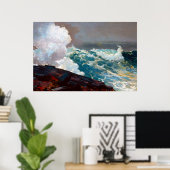 Northeaster von Winslow Homer 1895 Poster (Heimbüro)