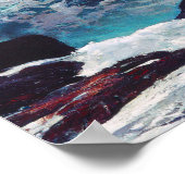 Northeaster von Winslow Homer Poster (Ecke)