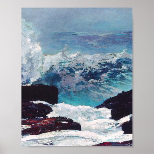 Northeaster von Winslow Homer Poster (Vorne)