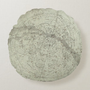 Norther-Himmelskarte Rundes Kissen