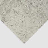 Norther-Himmelskarte Seidenpapier (Ausschnitt)