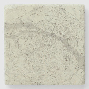 Norther-Himmelskarte Steinuntersetzer