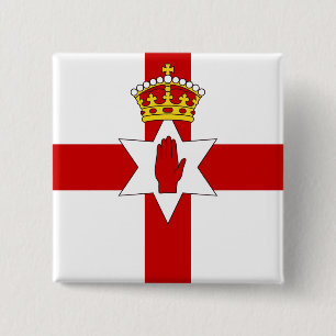 Norther Irland Ulster kennzeichnen Button