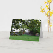 "Northern Barn" ist ein altes, überwuchertes Bauer Karte (Gelbe Blume)