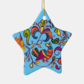 Northern Bird von Alexandra Cook Keramik Ornament (Rechts)