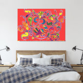 Northern Bird von Alexandra Cook Leinwanddruck (Insitu (Schlafzimmer))