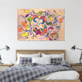 Northern Bird von Alexandra Cook Leinwanddruck (Insitu (Schlafzimmer))