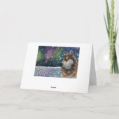 Northern Birthday Card Karte (Rückseite)