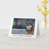 Northern Birthday Card Karte (Gelbe Blume)
