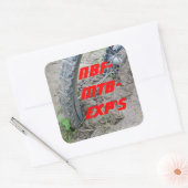 Northern Blackforest Mountainbike Explorers Quadratischer Aufkleber (Umschlag)
