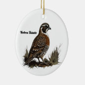 Northern Bobwhite Keramik Ornament (Rechts)