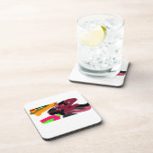  Northern Cardinal  autumn Getränkeuntersetzer (Rechte Seite)