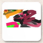 Northern Cardinal autumn Getränkeuntersetzer (Vorderseite)