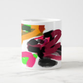  Northern Cardinal  autumn Jumbo-Tasse (Vorderseite)