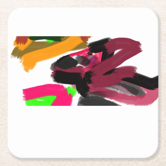  Northern Cardinal  autumn Rechteckiger Pappuntersetzer (Vorderseite)