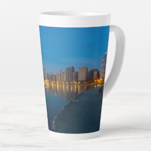 Northern Chicago Cityscape Latte Tasse
