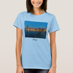Northern Chicago Cityscape T - Shirt