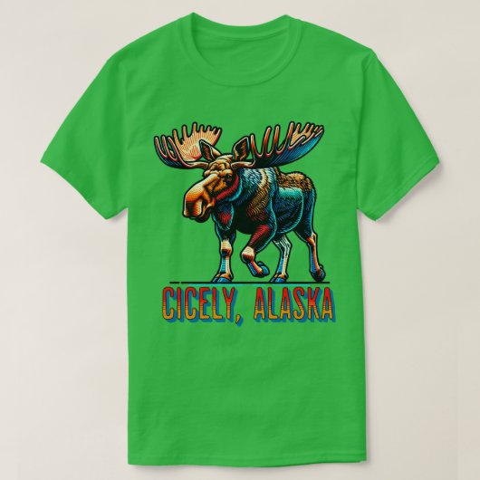 Northern Exposure Alaska Cicely TShirt (Design vorne)