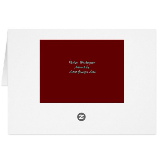 "Northern Exposure" ~ Roslyn, Washington (Rückseite Horizontal)