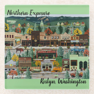"Northern Exposure" ~ Roslyn, Washington Glasuntersetzer