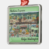 "Northern Exposure" ~ Roslyn, Washington Ornament Aus Metall (Links)