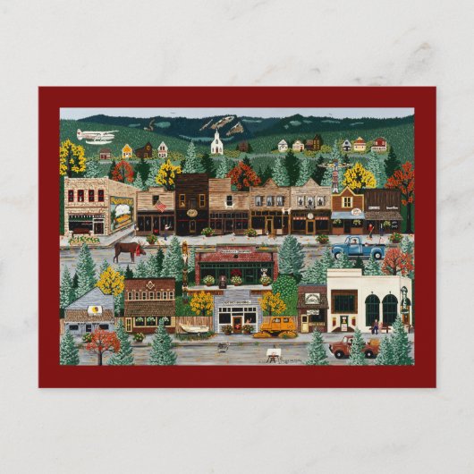 "Northern Exposure" ~ Roslyn, Washington Postkarte (Vorderseite)
