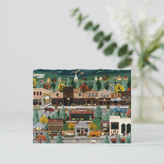 "Northern Exposure" ~ Roslyn, Washington Postkarte (Stehend Vorderseite)