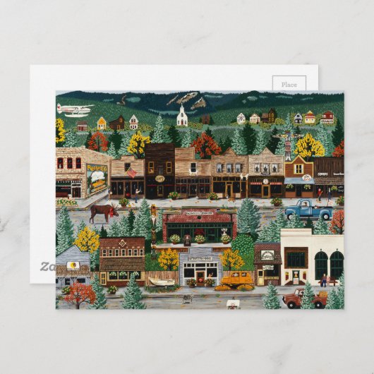 "Northern Exposure" ~ Roslyn, Washington Postkarte (Vorne/Hinten)