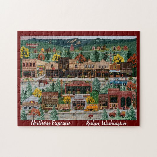 "Northern Exposure" ~ Roslyn, Washington Puzzle (Horizontal)