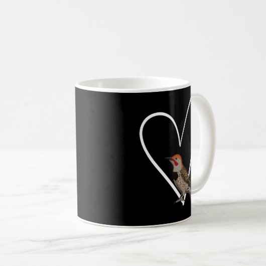 Northern Flicker Bird Bird Birdwatcher Animal Biol Kaffeetasse (VorderseiteRechts)