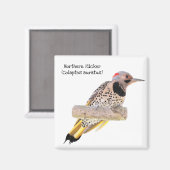 Northern Flicker Magnet (Vorderseite/Rückseite)