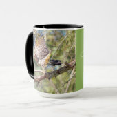 Northern Flicker Vogelbeobachtung Tasse (Vorderseite Links)