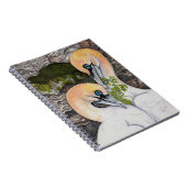 Northern Gannet Vogelbeobachtung Notebook Notizblock (Rechte Seite)