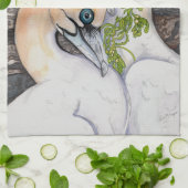 Northern Gannets Art Geschirrtuch (Gefaltet)