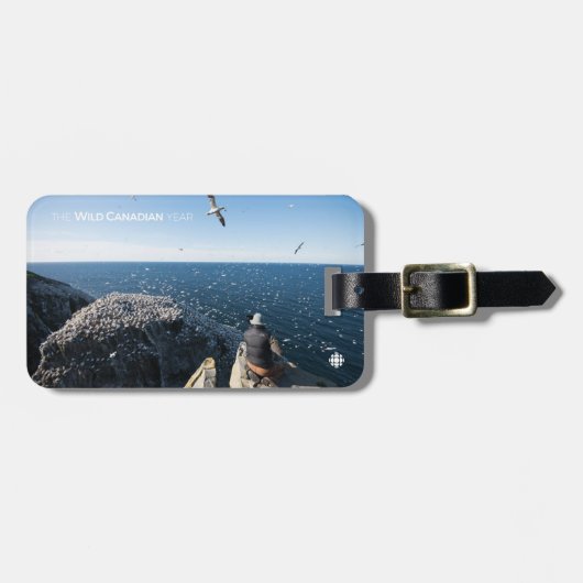 Northern Gannets Gepäckanhänger (Vorderseite horizontal)