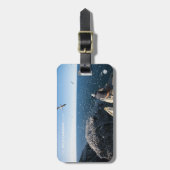 Northern Gannets Gepäckanhänger (Vorderseite vertikal)