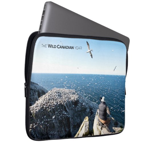 Northern Gannets Laptopschutzhülle (Vorne Rechts)