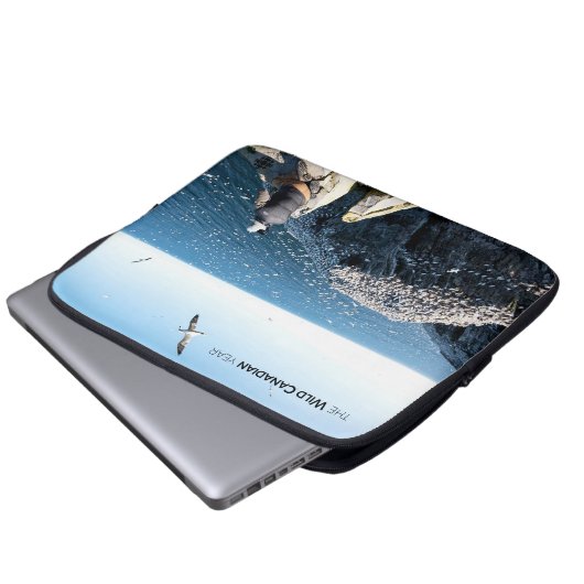 Northern Gannets Laptopschutzhülle (Vorne Knopf)