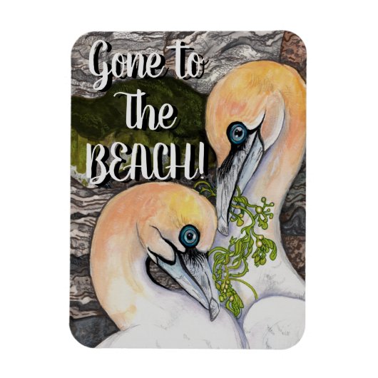 Northern Gannets Magnet (Vertikal)