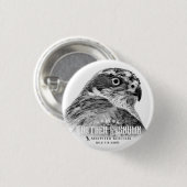 Northern Goshawk Button (Vorne & Hinten)