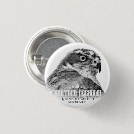 Northern Goshawk Button