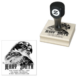 Northern Goshawk Gummistempel