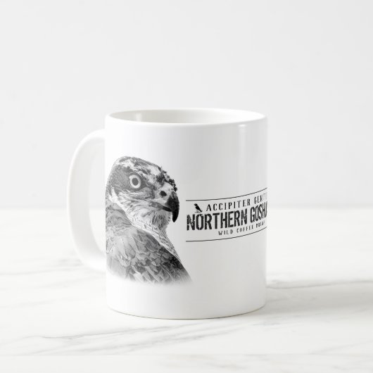 Northern Goshawk Kaffeetasse (Vorderseite Links)