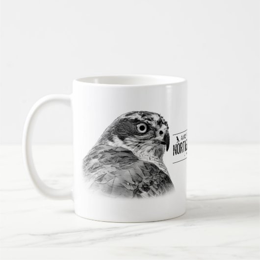 Northern Goshawk Kaffeetasse (Links)