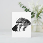 Northern Goshawk Postkarte (Stehend Vorderseite)