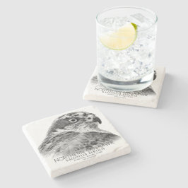 Northern Goshawk Steinuntersetzer