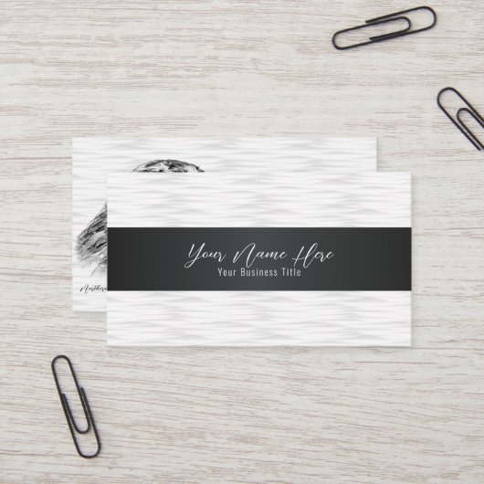 Northern Goshawk Visitenkarte (Vorderseite/Rückseite Beispiel)