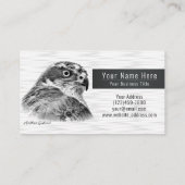 Northern Goshawk Visitenkarte (Rückseite)