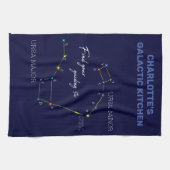 Northern Hemisphere Finding Polaris Geschirrtuch (Horizontal)